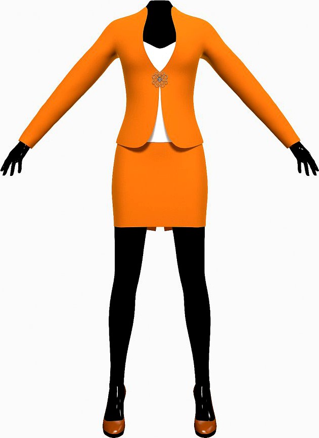 Women's Costume3d model