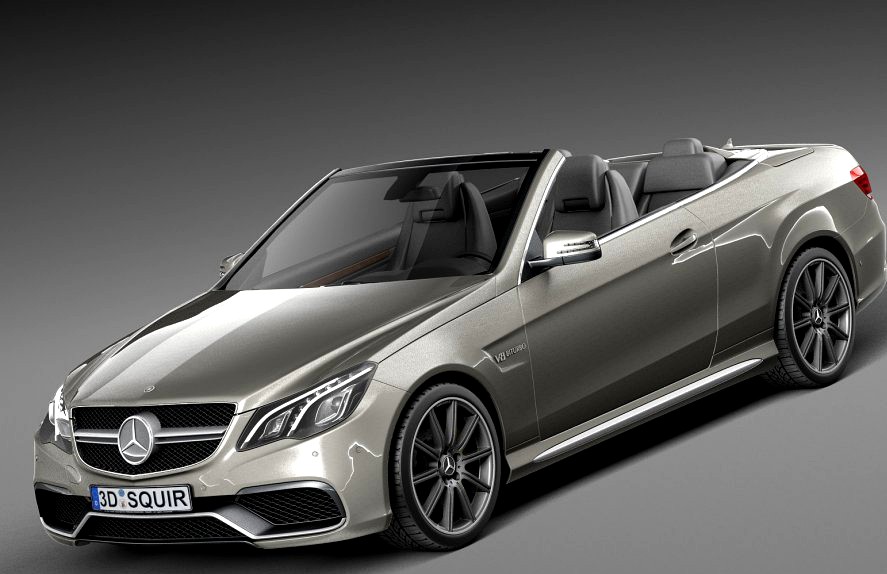 Mercedes-Benz E63 AMG Convertible 20163d model