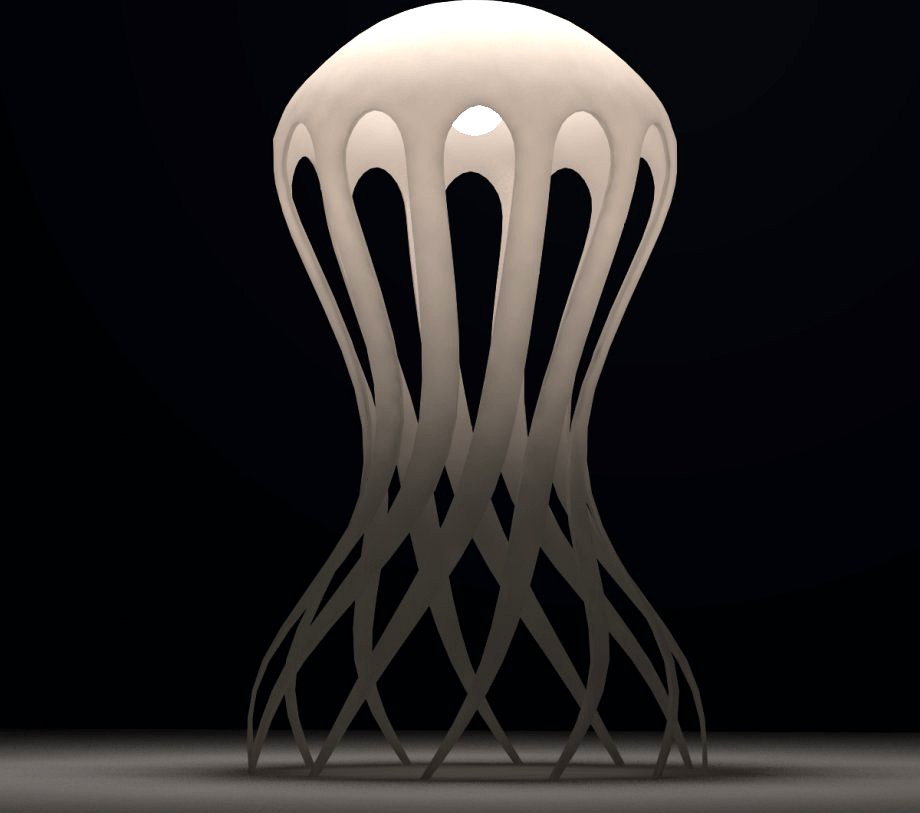 Cirrata Corian Lamp3d model