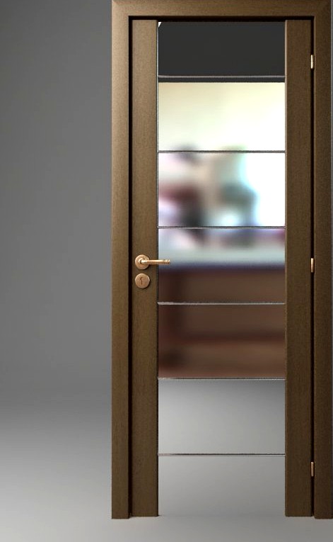 Wooden door 113d model