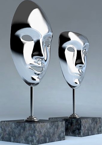 Decorative Accessories - 2 masks3d model