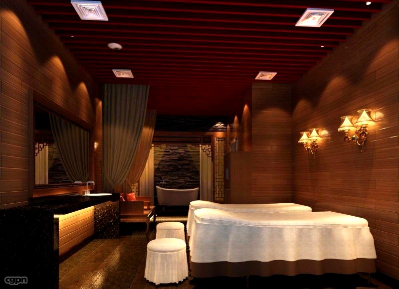 Spa Room 0233d model