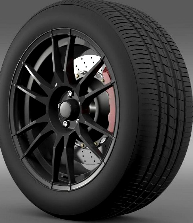 Toyota GT 86 Cup Edition wheel3d model