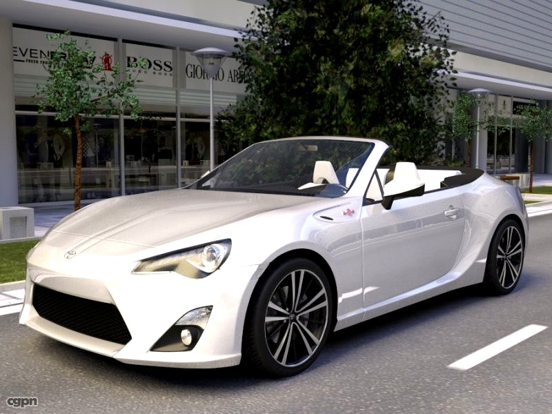 Toyota GT 86 Cabrio3d model