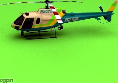 AS-350 County Of Los Angeles Sheriffs Department3d model