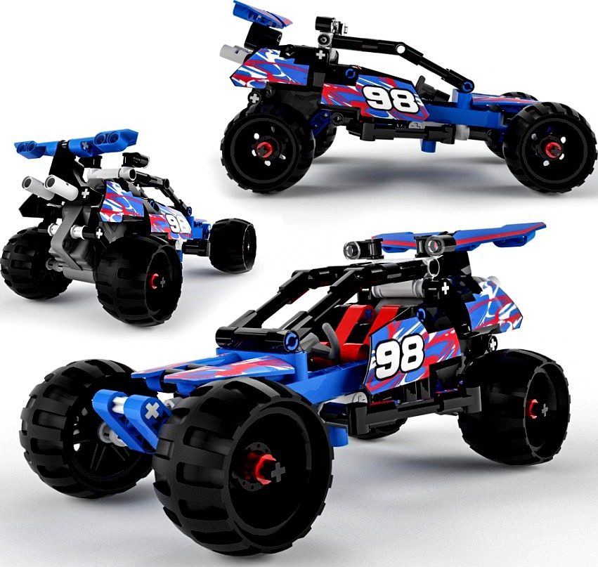 Lego Technic Off-road Racer3d model