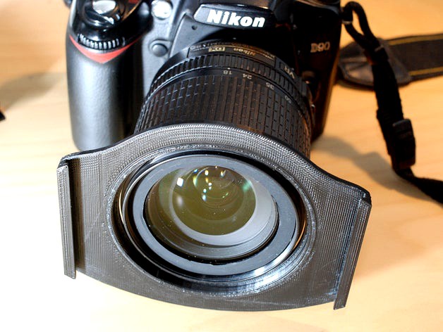Filter holder: welding glass as neutral density Filter (ND) for photography (for Nikon 18-105/18-135) by sdraxler