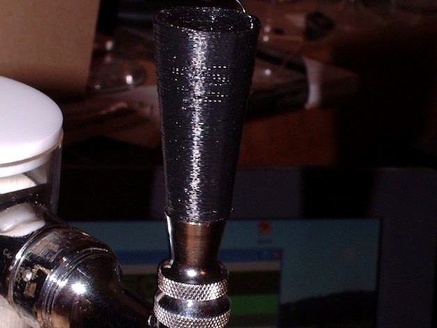 This is a simple Tap Handle for Beer Towers by makerbotspace