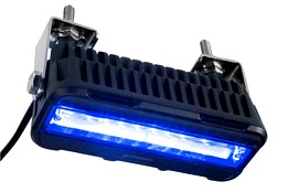 27W LED Type ES Forklift Zone Light - Pedestrian Safety - Blue Light - 10-100V DC - Aluminum Alloy