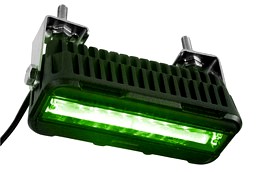 27W LED Forklift Zone Light - Pedestrian Safety - Green Light - 10-100V DC - Aluminum Alloy