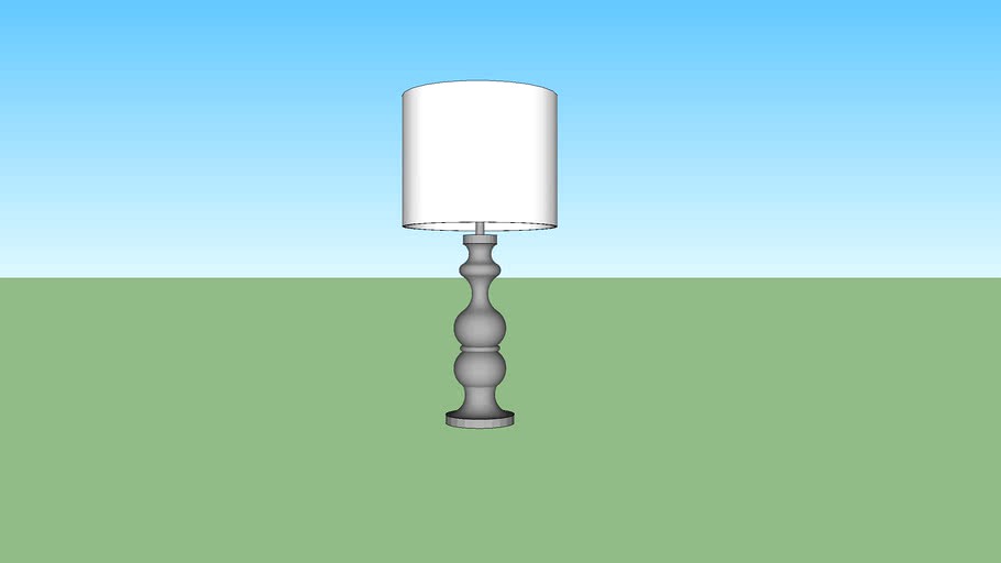 Lacquer Spindle Table Lamp