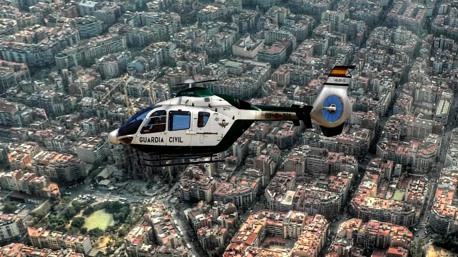Eurocopter EC-135 de la Guardia Civil