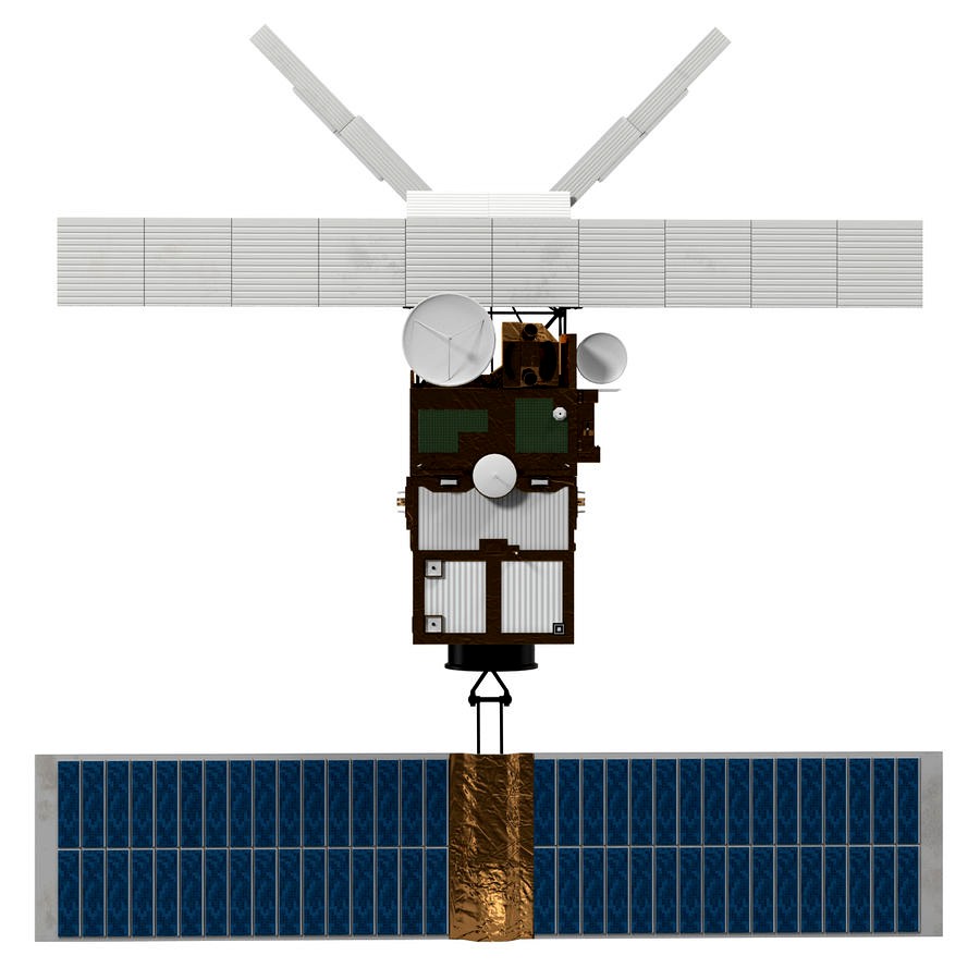 European Remote Sensing Satellite ERS-2 3D Model