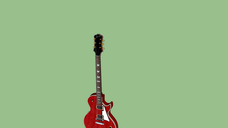 Red Gibson Les paul