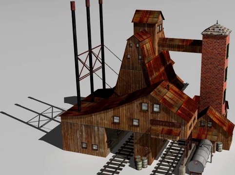Foundry 3d Model