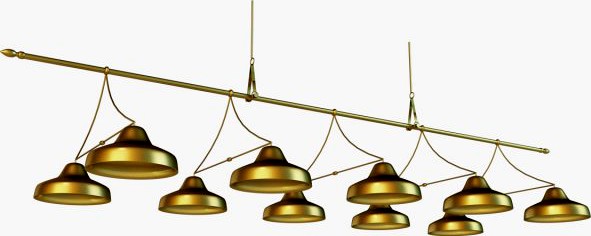 Lamps billiards 3D Model