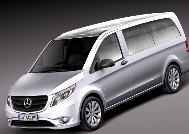 Mercedes-Benz Vito Tourer 2016 3D Model