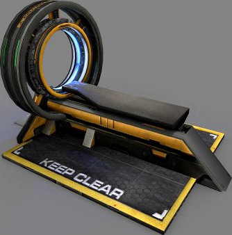 Sci Fi Med Scanner 3D Model