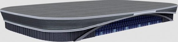 Stadium Adler-arena 3D Model