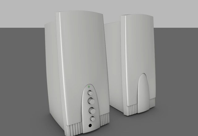 Speakers Genius SP-G16 3D Model