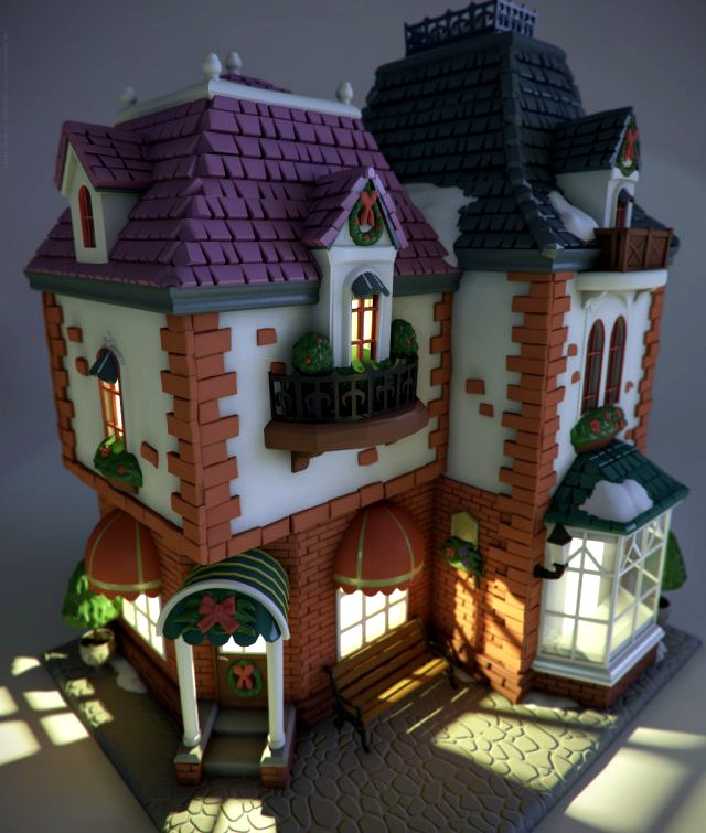 Toy house 3D Model