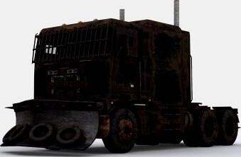 Apocalyptic truck 3D Model