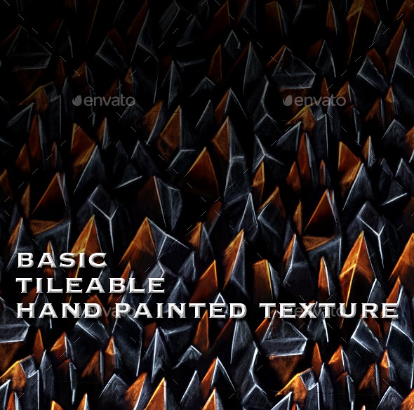 Razor Sharp Walls of Hell - Seamless Hand Painted