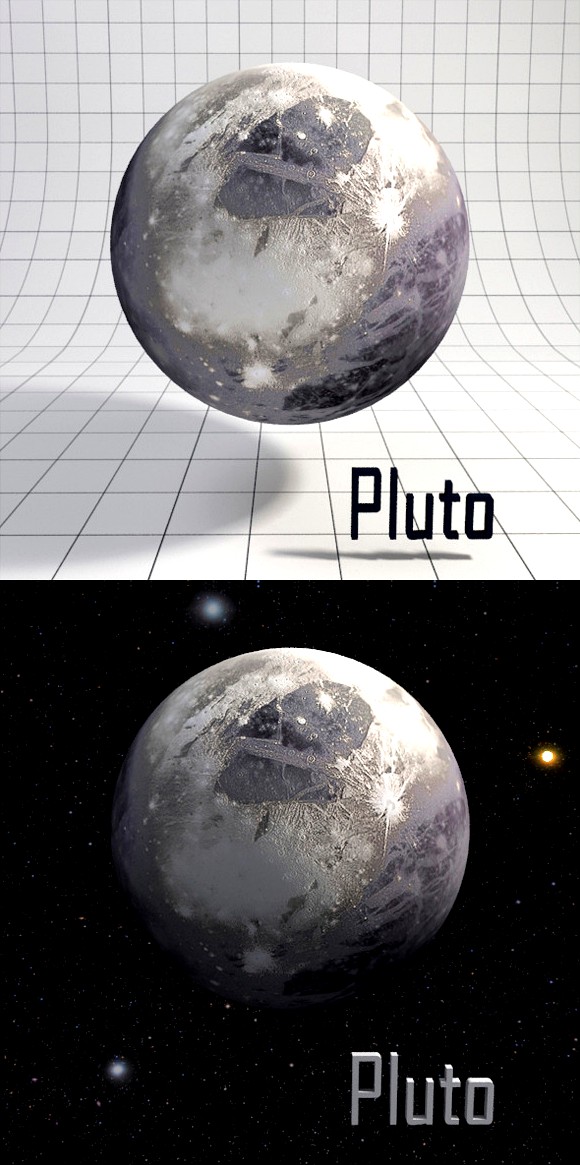 Pluto - Realistic HD model