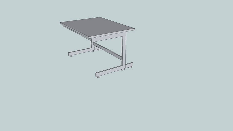 Labortisch mit C-Fuß-Tischgestell