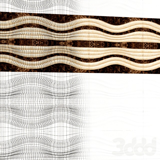 wave 3d panel