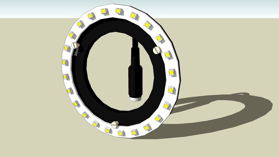 DIY LED Ring Light (58mm filter thread)