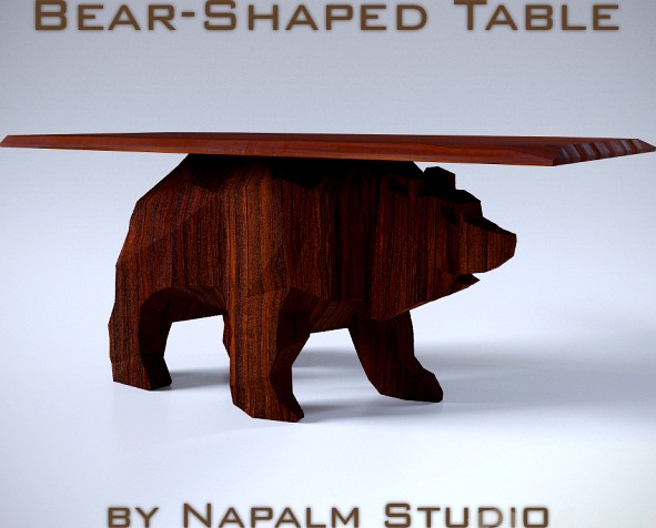 Кофейный столик Bear-Shaped Table