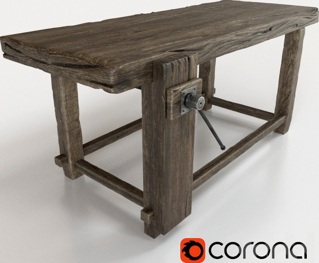 Old carpenter table