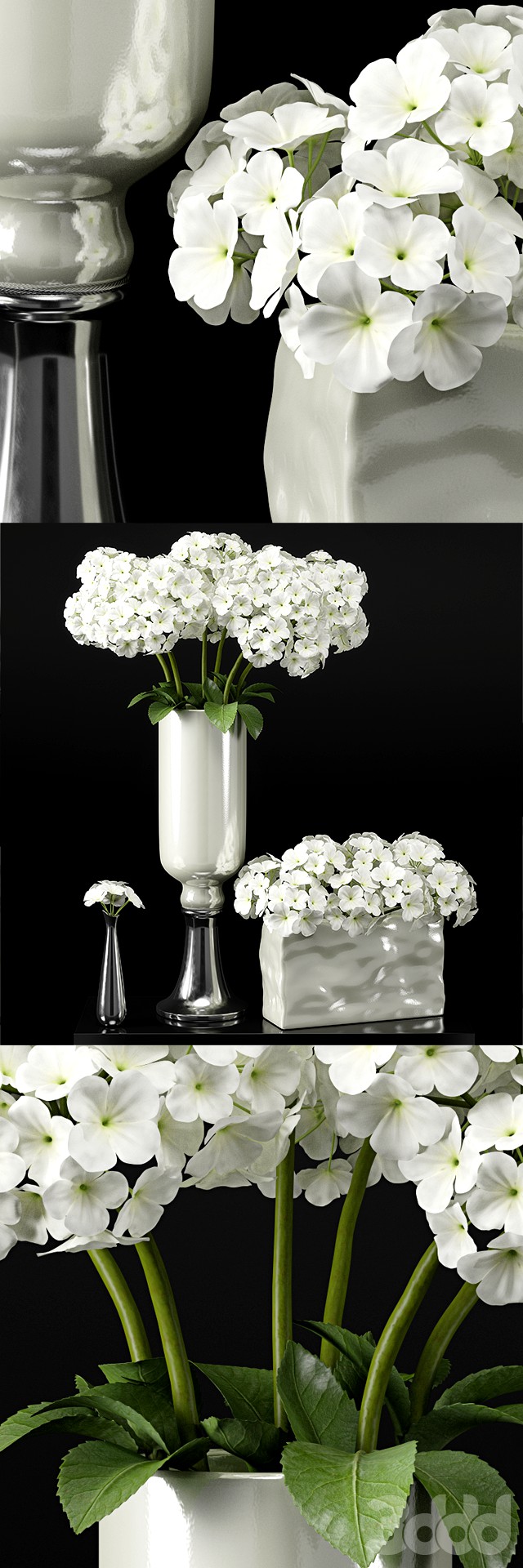 Hydrangeas arrangements-гортензия