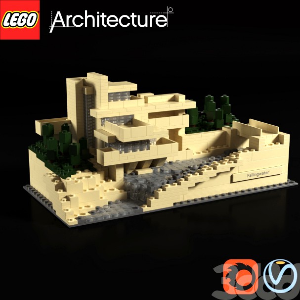 Fallingwater LEGO Architecture
