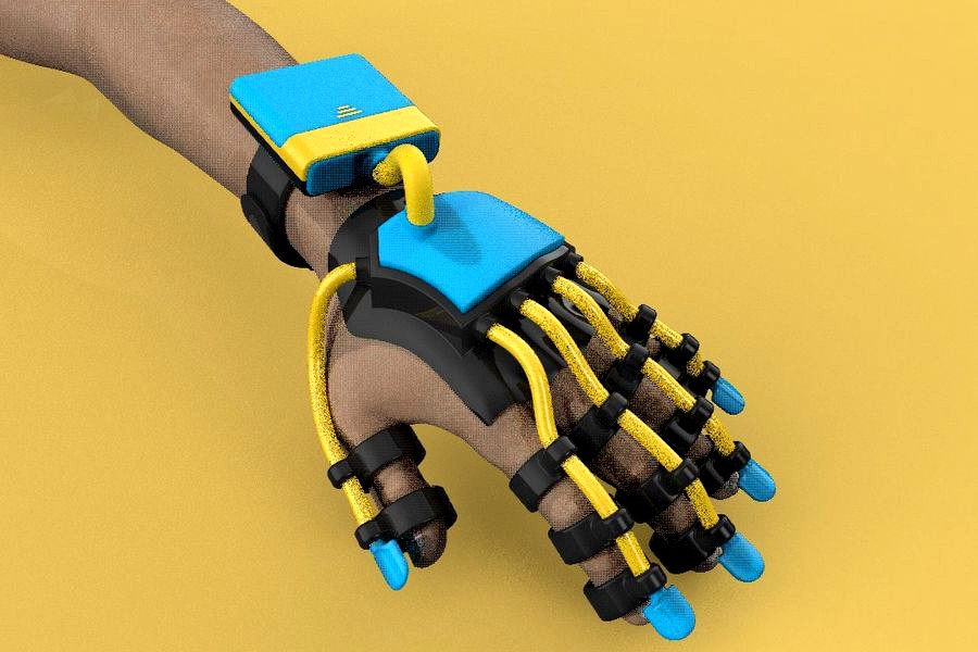 SMART GLOVE EXOSKELETON HAND ROBOT