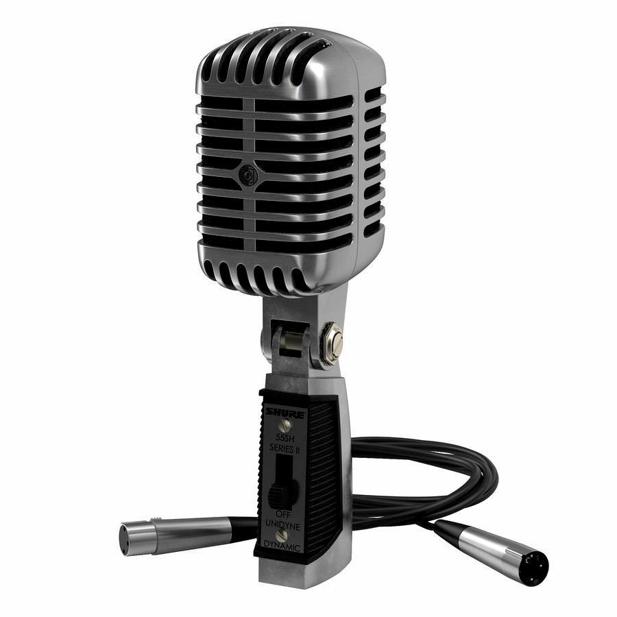 Classic Studio Microphone 2 3D Models Set