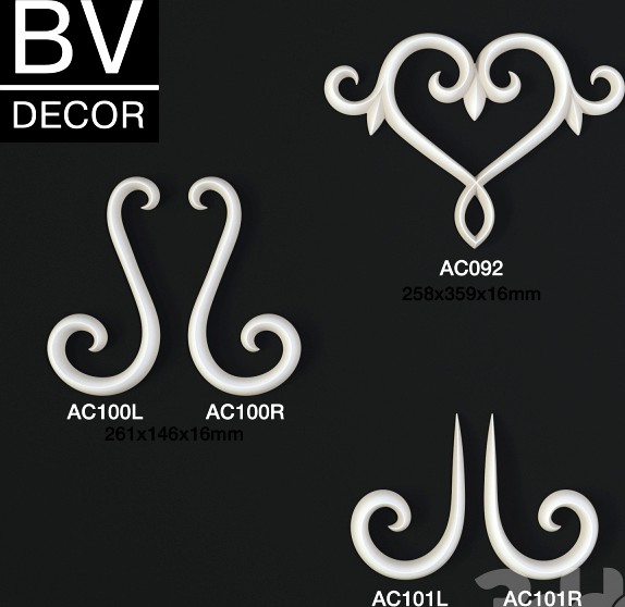 Декоративные элементы BV Decor CREATOR I часть