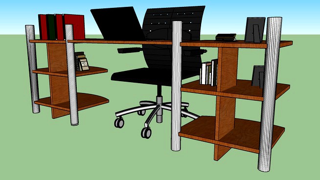 Modern Desk (wall mounted)