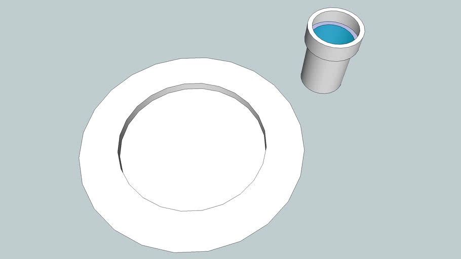 plate and cup