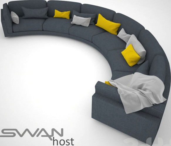 Радиусный диван SWAN Host