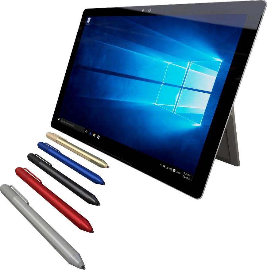 Microsoft Surface Pro 4 & Pen All Colors3d model
