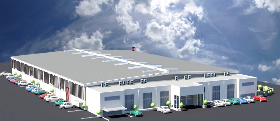Logistics Warehouse3d model