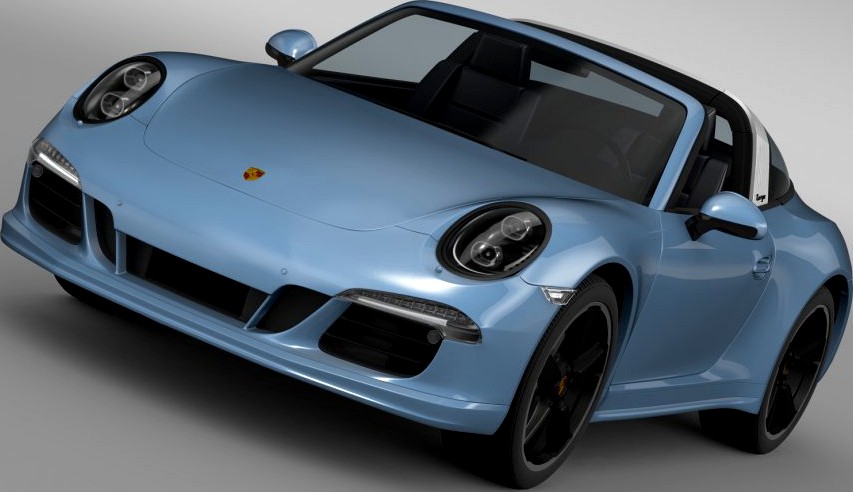 Porsche 911 Targa 4s Exclusive 20153d model