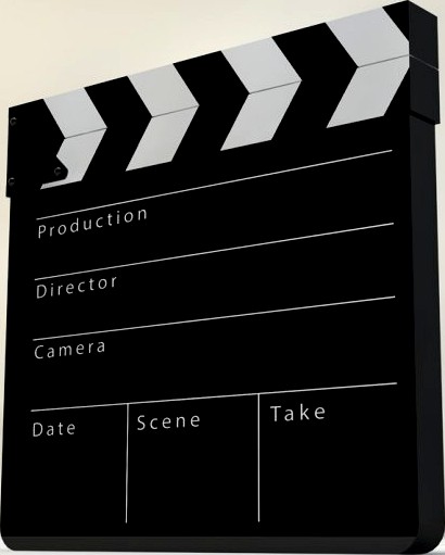 Film Slate Clapper3d model