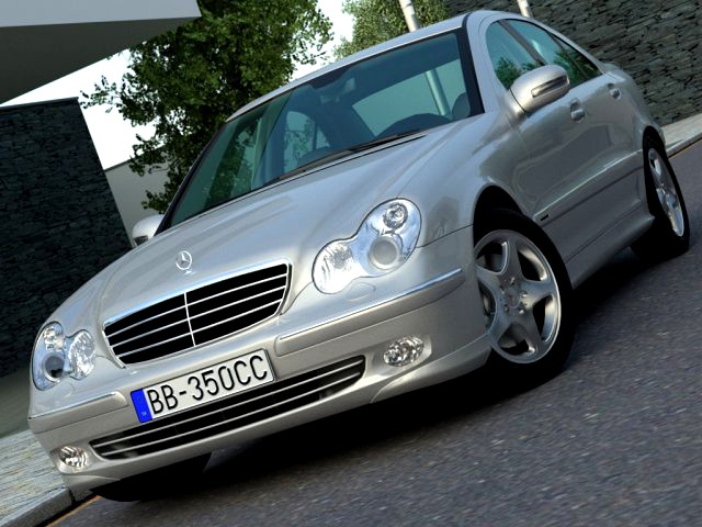 Mercedes C class 2006 3D Model