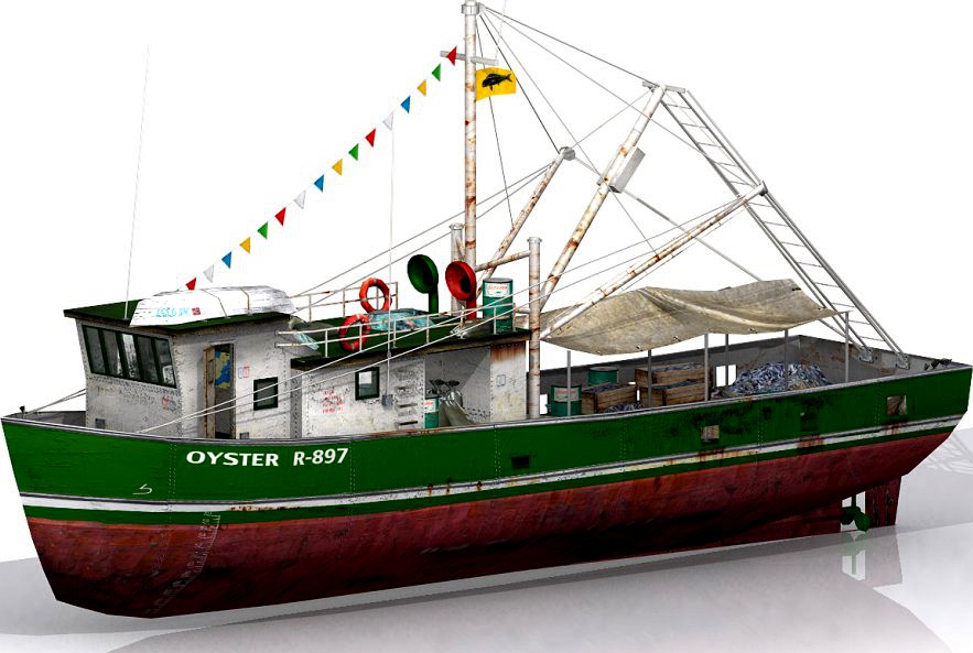 Fishing Boat V23d model