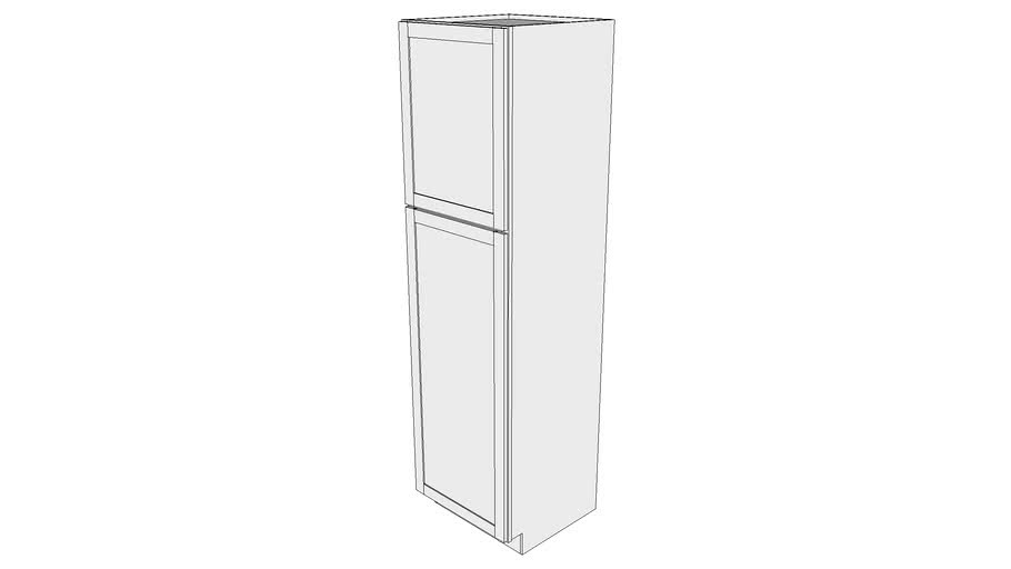 Bayside Tall Cabinet 24UCS2490 - 24 inch Deep, Shelves, One Door