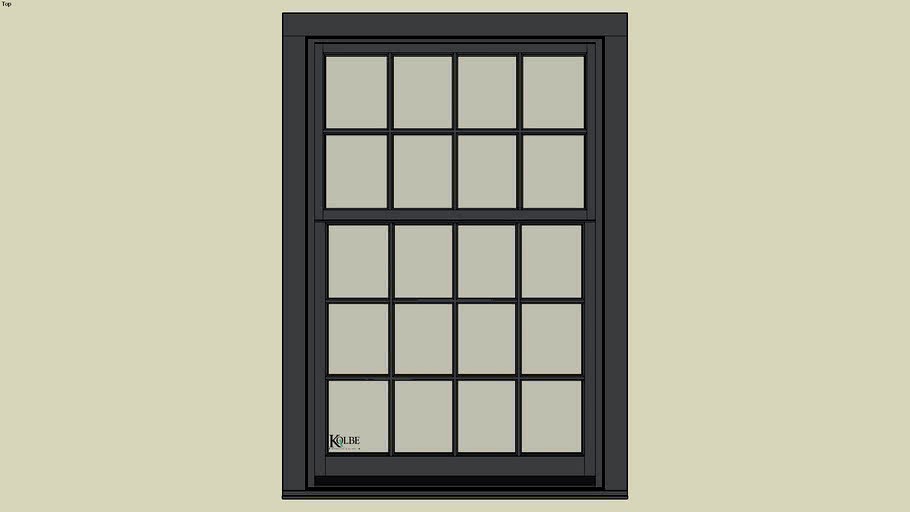 Kolbe Ultra Sterling Cottage Double Hung UDH4024-36 (F.S. 3'-9 1/2' x 5'-8 7/16'R.O. 3'-10' x 5'-9')