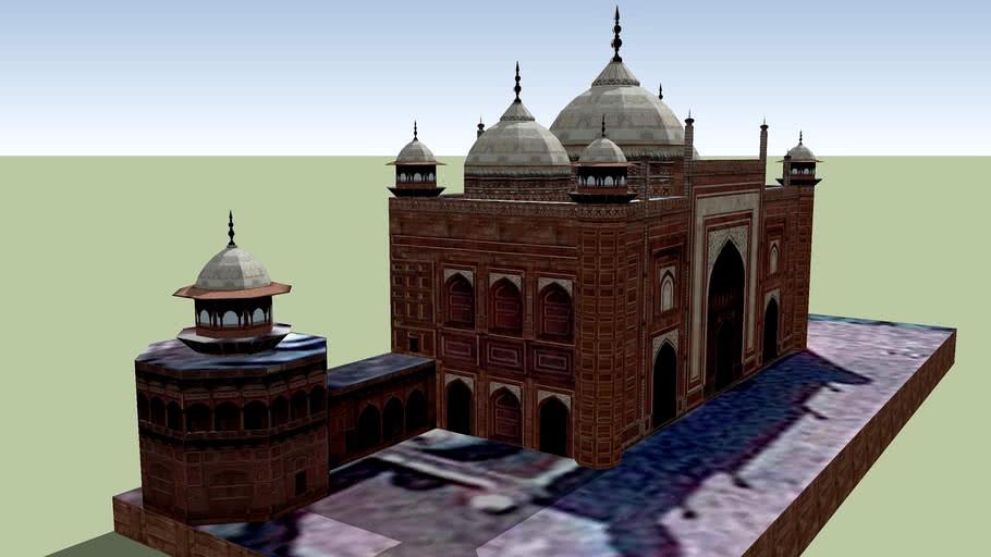 The Twin Mosque of Taj-Mahal